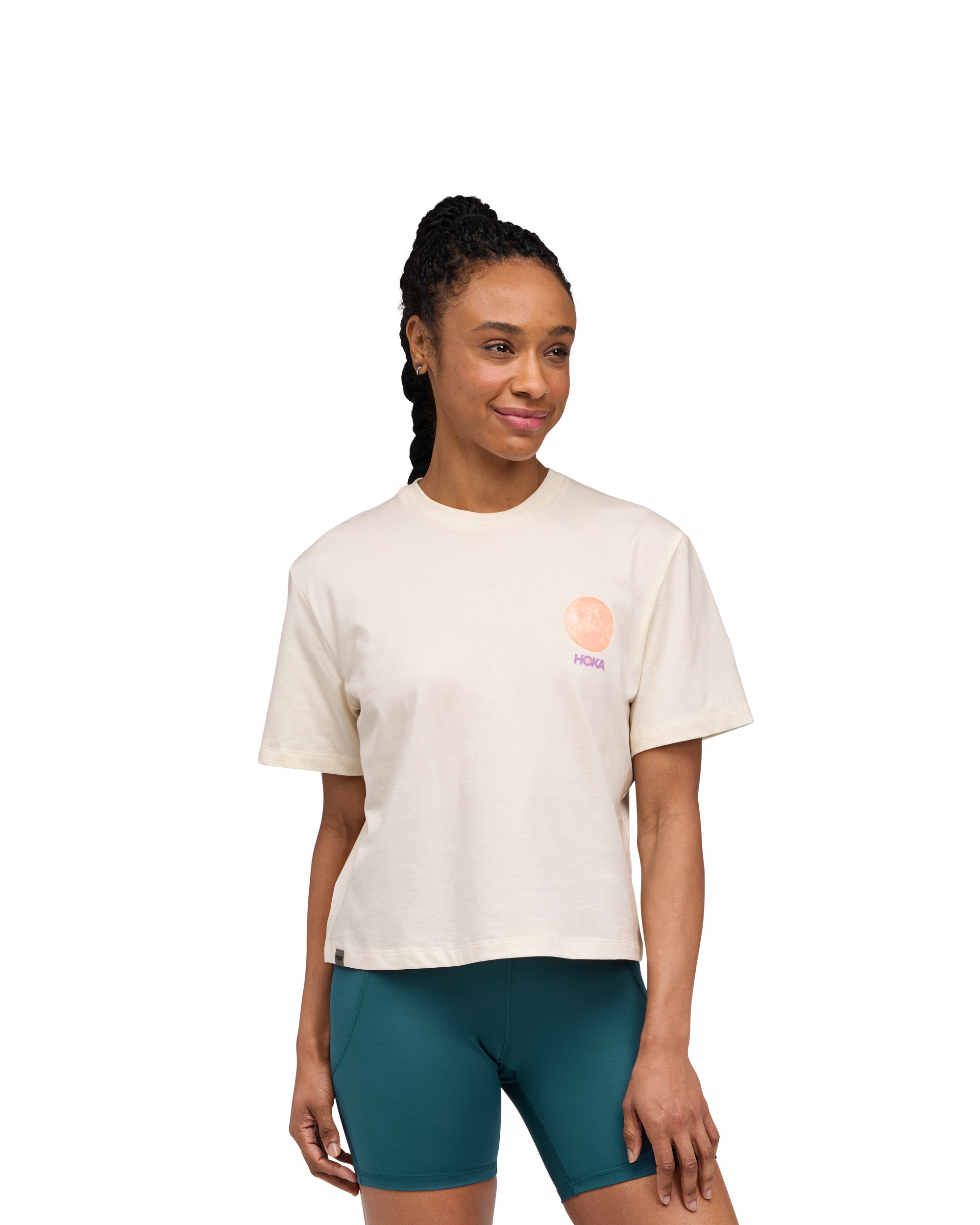 W HOKA COLLAGE GPX TEE